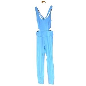 Free People Movement Back it up Jumpsuit Light Blue XS